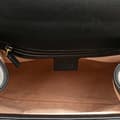Miniatyrbild 4 av 10: Pre-owned Gucci Calfskin Bamboo Trapuntata Queen Margaret Backpack Black