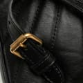 Miniatyrbild 7 av 10: Pre-owned Gucci Calfskin Bamboo Trapuntata Queen Margaret Backpack Black