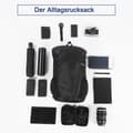 Miniatyrbild 5 av 6: Lollanda 20L lättvikts ryggsäck – multifunktionell vandringsryggsäck för utomhusbruk, vattentät och hållbar