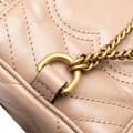 Miniatyrbilde 8 av 10: Pre-owned Gucci GG Marmont Round Matelasse Leather Backpack Pink