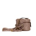 Miniatyrbilde 2 av 10: Pre-owned Gucci GG Marmont Round Matelasse Leather Backpack Pink