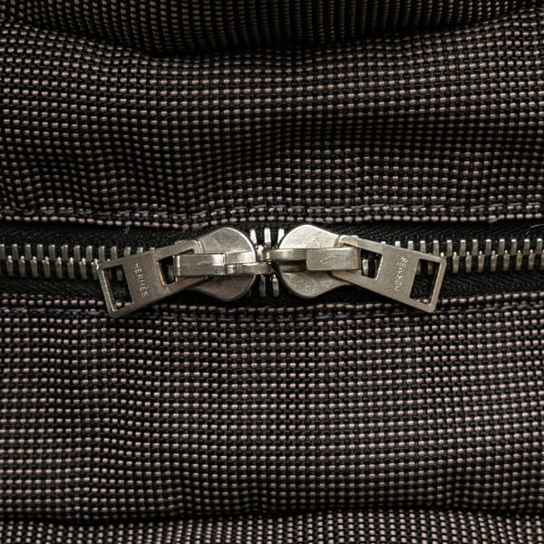 Pre-owned Hermès Canvas Herline Backpack MM Gray