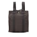 Miniatyrbild 1 av 10: Pre-owned Hermès Canvas Herline Backpack MM Gray