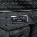 Miniatyrbilde 5 av 10: Pre-owned Prada Saffiano Trimmed Tessuto Drawstring Backpack Black