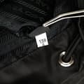 Miniatyrbilde 7 av 10: Pre-owned Prada Saffiano Trimmed Tessuto Drawstring Backpack Black