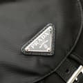 Miniatyrbilde 8 av 10: Pre-owned Prada Saffiano Trimmed Tessuto Drawstring Backpack Black