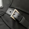 Miniatyrbilde 10 av 10: Pre-owned Prada Saffiano Trimmed Tessuto Drawstring Backpack Black