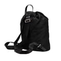 Miniatyrbilde 2 av 10: Pre-owned Prada Saffiano Trimmed Tessuto Drawstring Backpack Black