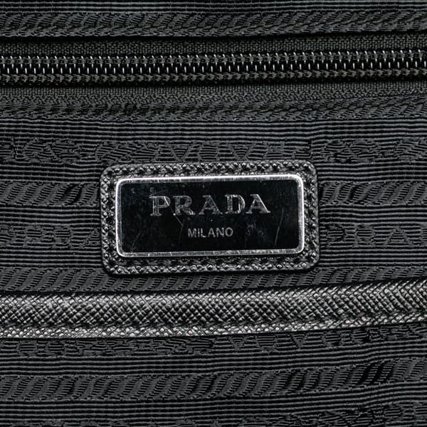 Pre-owned Prada Tessuto Patch Backpack Black