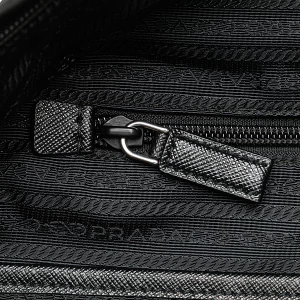 Pre-owned Prada Tessuto Patch Backpack Black