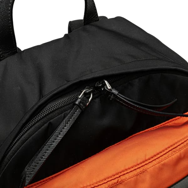 Pre-owned Prada Tessuto Patch Backpack Black
