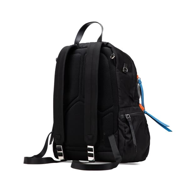 Pre-owned Prada Tessuto Patch Backpack Black