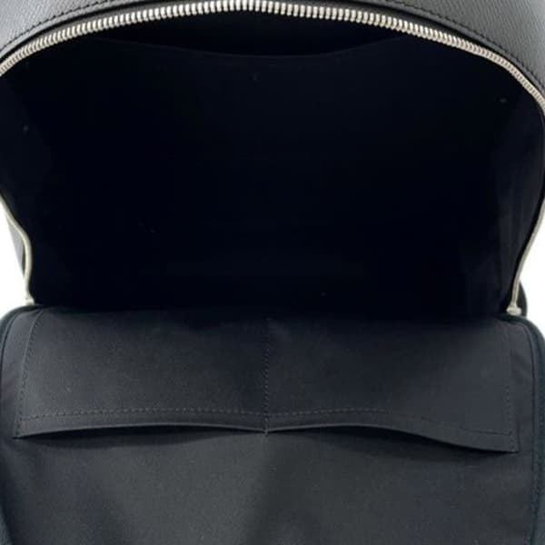 Pre-owned Louis Vuitton Taiga Alex Backpack Black
