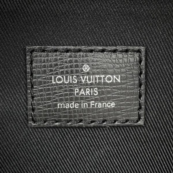 Pre-owned Louis Vuitton Taiga Alex Backpack Black