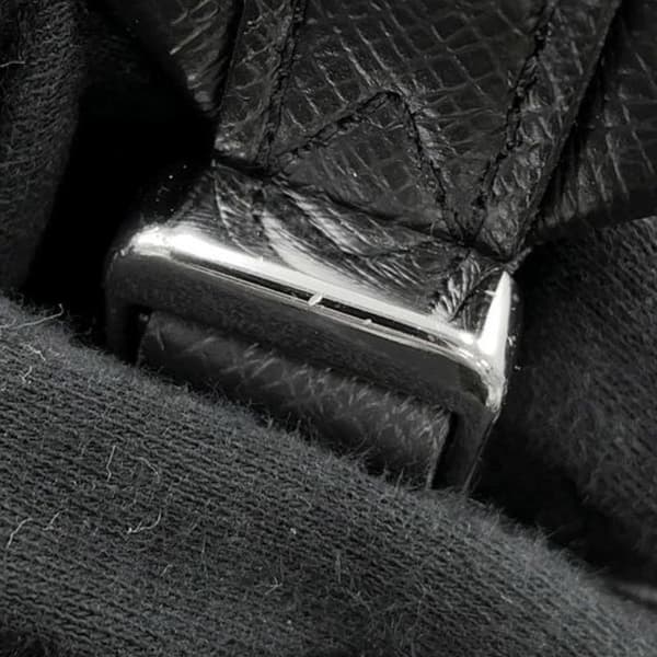 Pre-owned Louis Vuitton Taiga Alex Backpack Black