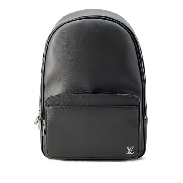 Pre-owned Louis Vuitton Taiga Alex Backpack Black