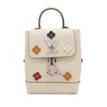 Miniatyrbillede 1 af 10: Pre-owned Louis Vuitton Calfskin Flowers Mini Lockme Backpack Pink