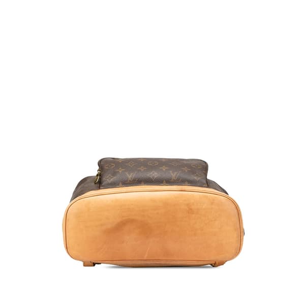 Pre-owned Louis Vuitton Monogram Montsouris GM Brown