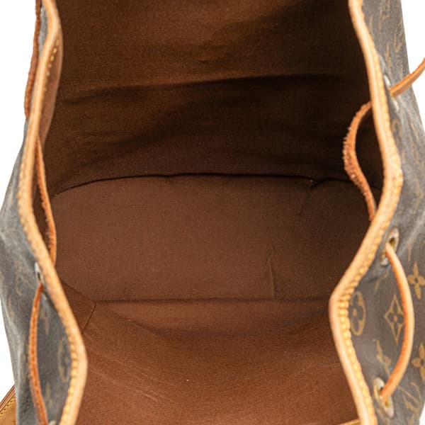 Pre-owned Louis Vuitton Monogram Montsouris GM Brown