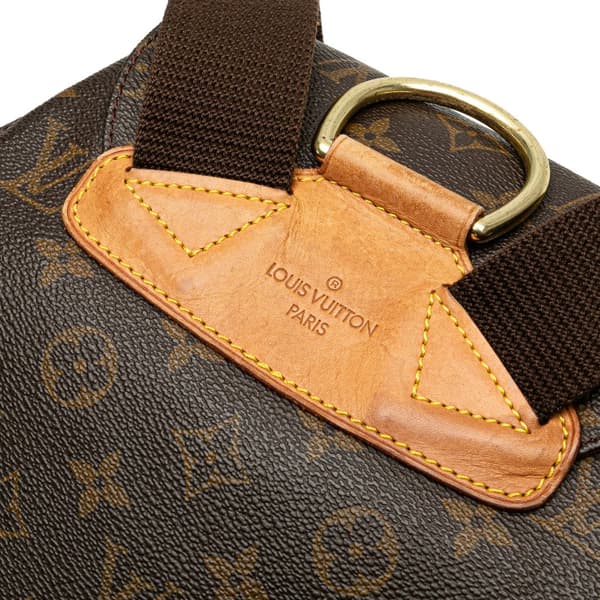Pre-owned Louis Vuitton Monogram Montsouris GM Brown