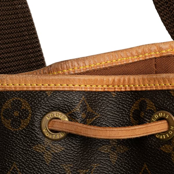 Pre-owned Louis Vuitton Monogram Montsouris GM Brown