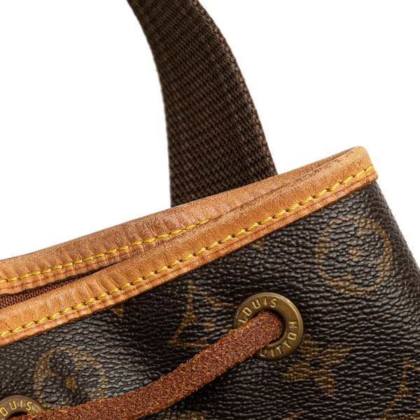 Pre-owned Louis Vuitton Monogram Montsouris GM Brown