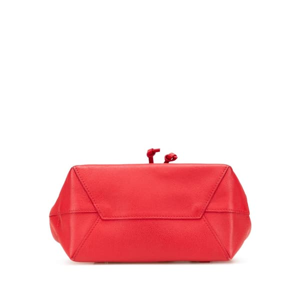 Pre-owned Louis Vuitton Taurillon Lockme Backpack Red