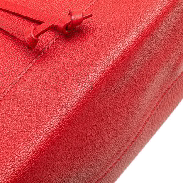 Pre-owned Louis Vuitton Taurillon Lockme Backpack Red