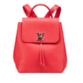 Miniatyrbild 1 av 10: Pre-owned Louis Vuitton Taurillon Lockme Backpack Red