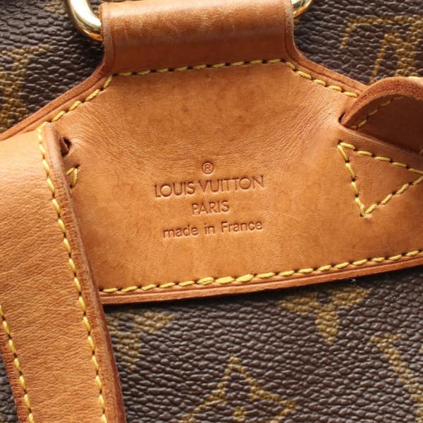 Pre-owned Louis Vuitton Monogram Montsouris MM Brown