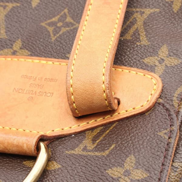 Pre-owned Louis Vuitton Monogram Montsouris MM Brown
