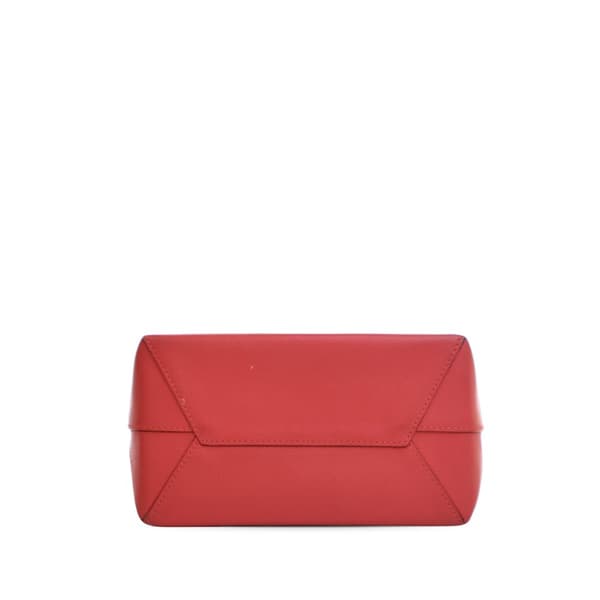 Pre-owned Louis Vuitton Calfskin Lockme Backpack Red