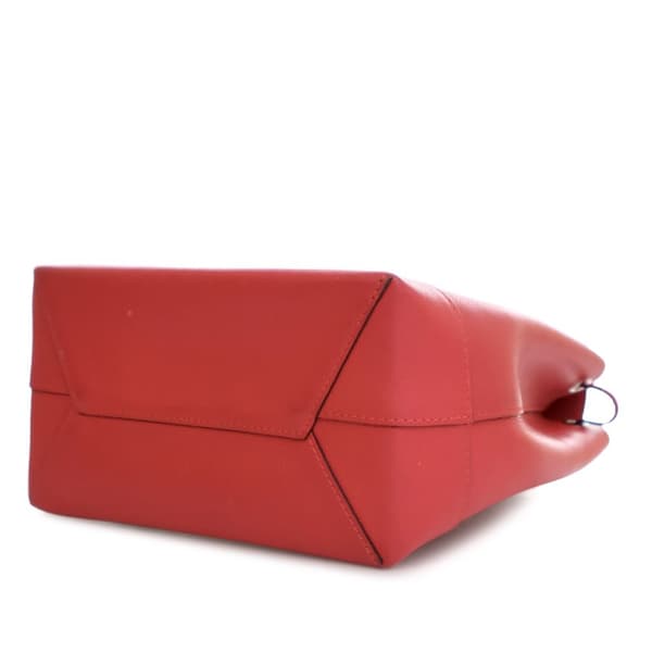 Pre-owned Louis Vuitton Calfskin Lockme Backpack Red