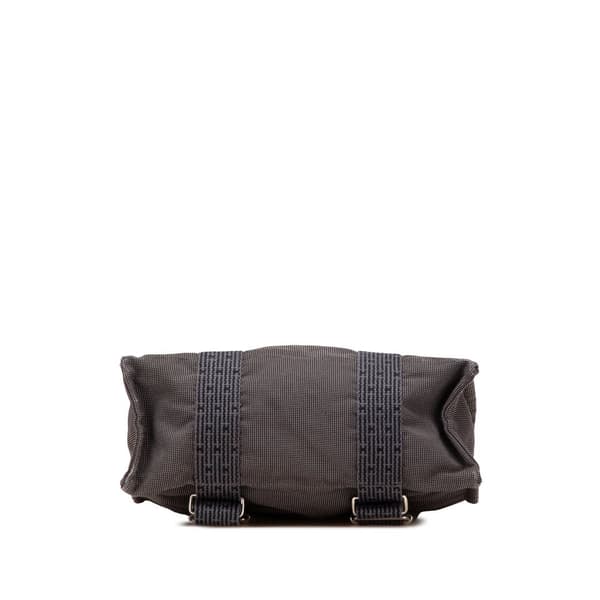 Pre-owned Hermès Canvas Herline Backpack MM Gray