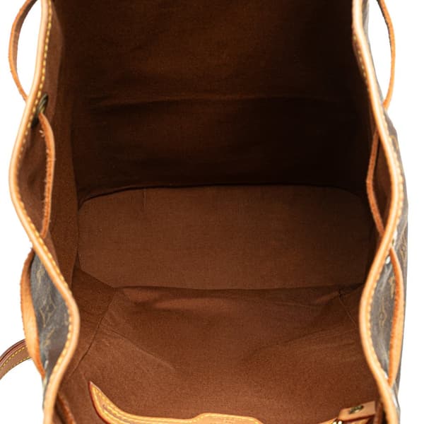 Pre-owned Louis Vuitton Monogram Montsouris GM Brown
