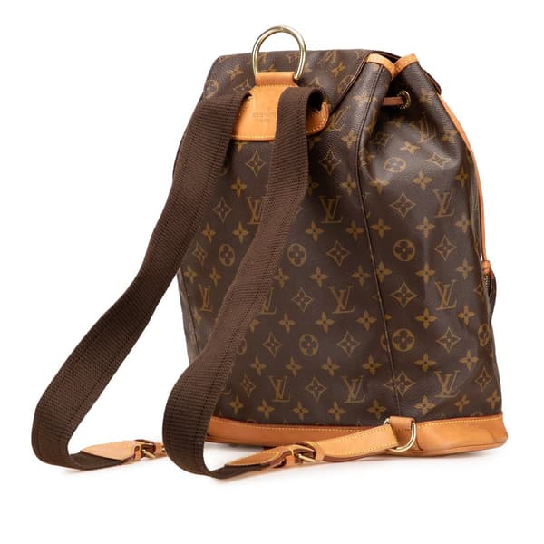 Pre-owned Louis Vuitton Monogram Montsouris GM Brown