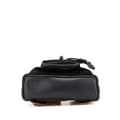 Miniatyrbild 3 av 10: Pre-owned Gucci Suede Bamboo Backpack Black