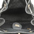 Miniatyrbild 4 av 10: Pre-owned Gucci Suede Bamboo Backpack Black