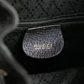 Miniatyrbild 5 av 10: Pre-owned Gucci Suede Bamboo Backpack Black