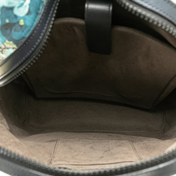 Pre-owned Gucci GG Supreme Blooms Day Backpack Brown