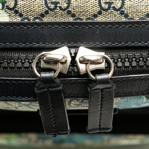 Pre-owned Gucci GG Supreme Blooms Day Backpack Brown