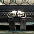 Miniatyrbild 8 av 10: Pre-owned Gucci GG Supreme Blooms Day Backpack Brown