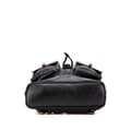 Miniatyrbild 3 av 10: Pre-owned Gucci Calfskin Bamboo Drawstring Backpack Black