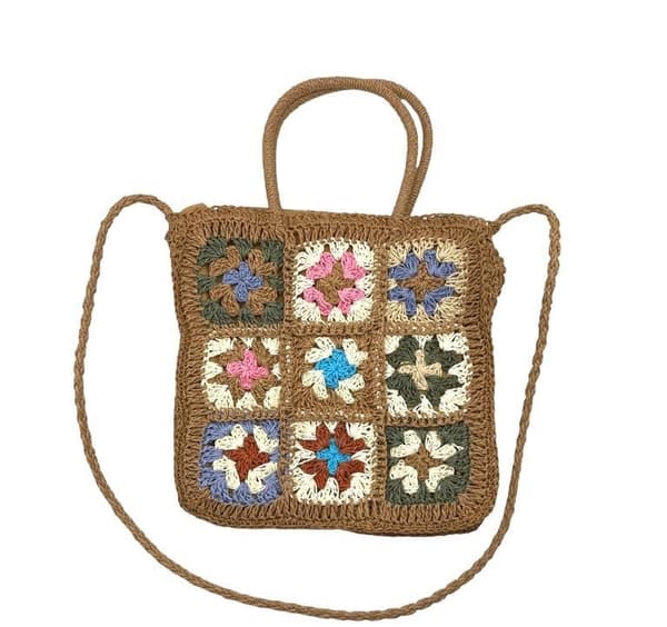 Agélii Fashion - Väska i boho-stil med axelrem och handtag - 2 färger