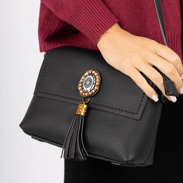 Agélii Fashion - Faux leather shoulder bag - several colors