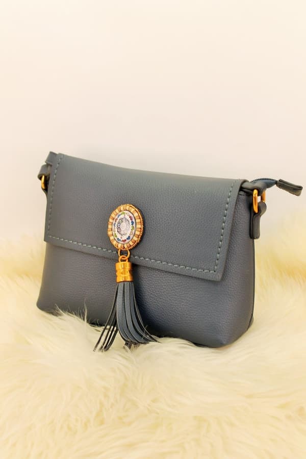 Agélii Fashion - Faux leather shoulder bag - several colors