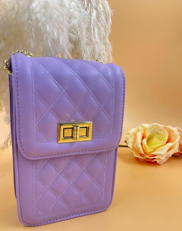 Agélii Fashion - Stylish faux leather mobile phone case - multiple colors Purple