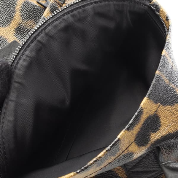 Pre-owned Louis Vuitton Wild Animal Palm Springs PM Brown