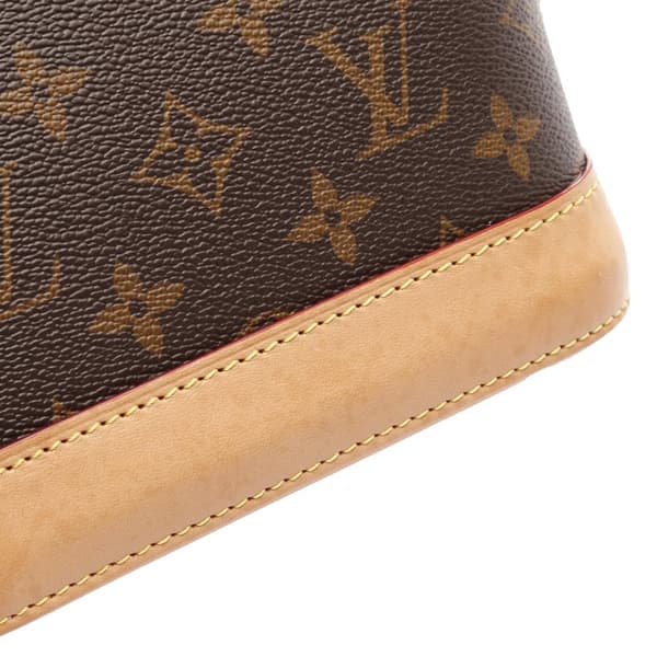 Pre-owned Louis Vuitton Monogram Alma Backpack Brown