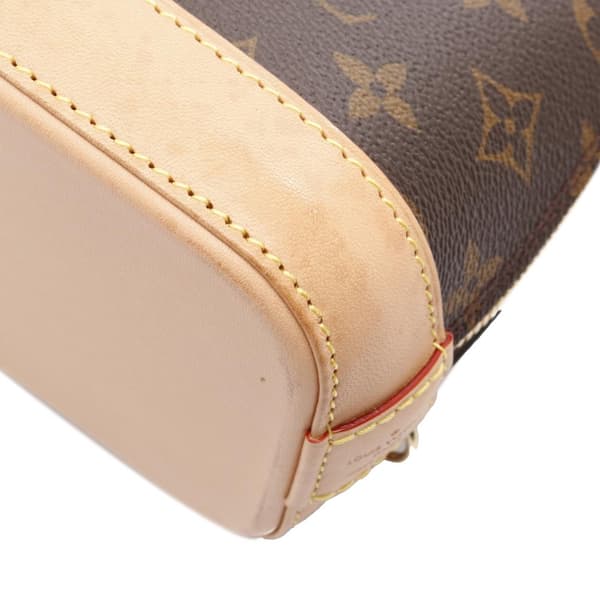 Pre-owned Louis Vuitton Monogram Alma Backpack Brown